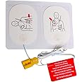 1Pair Adult Training Replacement Pads Use with AED Training Model Universal Trainer P150 Emergency Rescue Kit