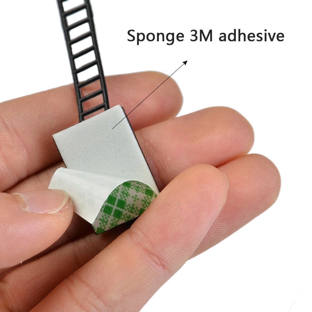 20-pcs-rglable-Attache-de-cble-support-Gestion-de-cble-Wire-Clip-Cable-Clamp-Noir-pour-ordinateur-lectronique-cblage-lectrique-Communication-et-fixe