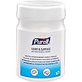 PURELL Hand & Surface Antimicrobial Wipes 270 count canister. Kill 99.99% of most common germs, non rinse, White. A one-stop solution that is yet effective on hands and non-porous surfaces