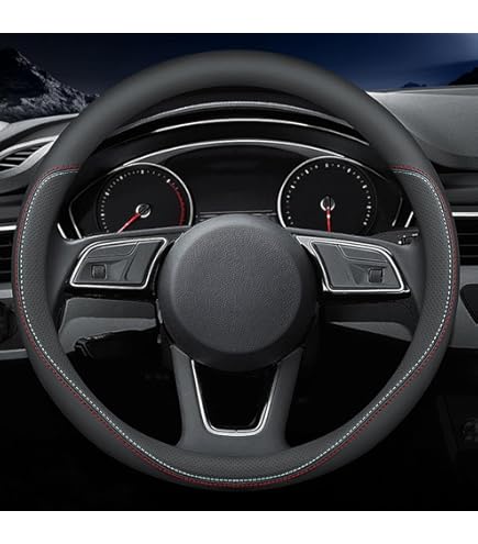 Toyota Car Steering Wheel Cover Carbon Fiber Protective Non-Slip For