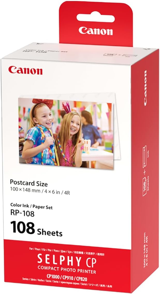 Canon Rp108I Postcard Sized Photo Paper 100 ×148 review