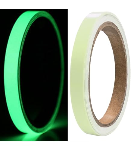 Nastro Luminoso Glow In The Dark - 1cm X 3m, PVC, Per Scale E Vialetti, Sicurezza Notturna - Foto 7