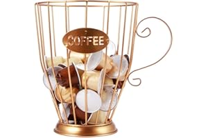 TIEMORE Panier à Capsules De Café, Organisateur De Dosettes De Café, Porte-capsules De Café Design Original, Porte-gobelet K, Organisateur De Dosettes De Café Vintage Pour Hôtel De Café à Domicile