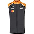 McLaren F1 Team Padded Gilet, 2025 Collection, Official Racing Vest, Grey and Orange