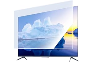 JQZWXX 55-75 Zoll Anti-Glare TV Displayschutz, Filtert Blaues Licht, UV Schutz, Kratzfest, Entlastet Die Augen, Neue Verbesserte Mattierte Oberfläche, Für Sony, Samsung, Tcl, Sharp Usw / 75in1645x930mm