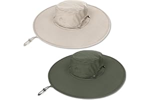 Cooltto Sun Hats for Men/Women with UPF 50+ UV Protection, Wide Brim Waterproof Breathable for Cycling, Fishing, Hiking, Golf, Climbing, Safari, Boating, Gardening and Other Outdoor Sports