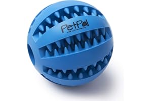 PetPäl Palla per Cani con Funzione di Cura Dentale nubi per Cani Giocattolo in Gomma Naturale - Robusta Palla Giocattolo per Cani Grandi e Piccoli - Giocattolo da Masticare per Tratta Ø 7cm
