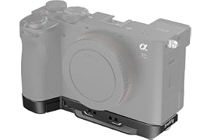 SMALLRIG Bottenplatta för Sony A7C II/A7CR, Bottenplatta (svart) med Inbyggd Quick-Release-platta för Arca, QD-sockel, Remspå