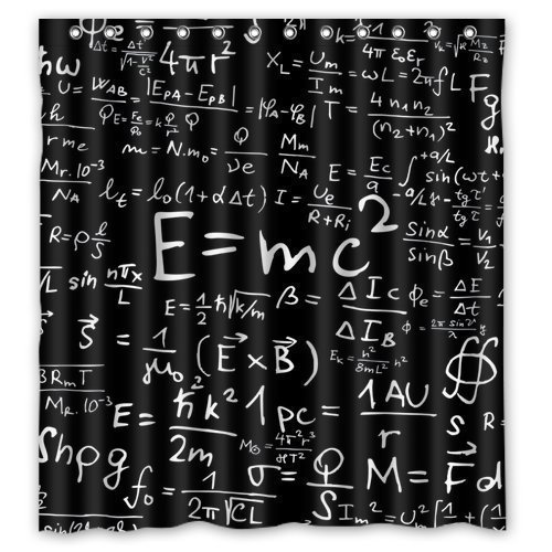 Generic Personalisierte Fun Physik Phänomene E = MC2 Für Vorhang für die Dusche Bad, Vorhang 167,6 x 182,9 cm "Durch zu Amazing
