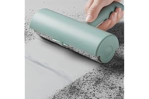 TAHBARSHI 16 cm Pet Extra pegajoso Rodillo de Pelusa para el Pelo de Mascotas, Rollo de Pelo de Mascotas, Cepillo de Ropa, Anti-Pelo, 180 Hoja Adhesiva Cepillo de Ropa Rodillo de Pelusa