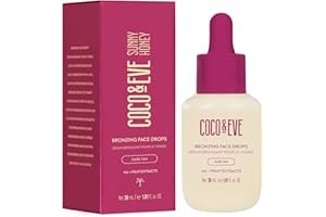 ‎COCO & EVE Coco & Eve Bronzing Face Drops - Selbstbräuner-Gesichtstropfen- natürliche Gesichtstropfen mit feuchtigkeitsspendender Hyaluronsäure - 30ml (Dunkel)