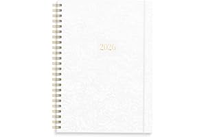 Burde Senator A5 Story Blanche 2026, Agenda A5 à Spirales – Organiseur Compact & Élégant, Planning Scolaire & Professionnel Daté, Journal Hebdomadaire, Couverture Rigide