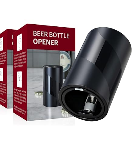Ouvre-Bouteille Magnétique Automatique Inox - Décapsuleur Poussoir Pour Bière, Vin, Soda - Accessoire Cuisine Pratique