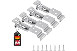 vsshe Support Plaque Immatriculation, Lot de 2 Supports de Plaque d'Immatriculation Voiture, Support de Plaque d'Immatriculation sans, Robustes et Stables, pour Caravanes Et Remorques