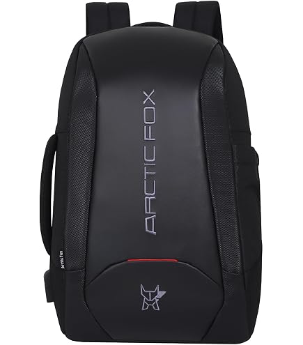 Arctic Fox Slope Anti Theft Backpack with USB Charging Port 15 Inch Laptop Backpack (Black): Buy Online at Best Price in UAE