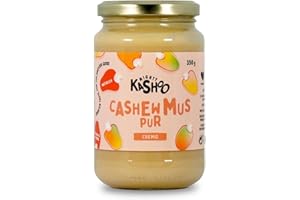 ‎MIGHTY KASHOO Mighty Kashoo - Pure Creamy, Sustainable Cashewmus from West African Nuts, 350 g in a Jar - Natural, Vegan and Rich in Nutrients (350 g (Pack of 1)