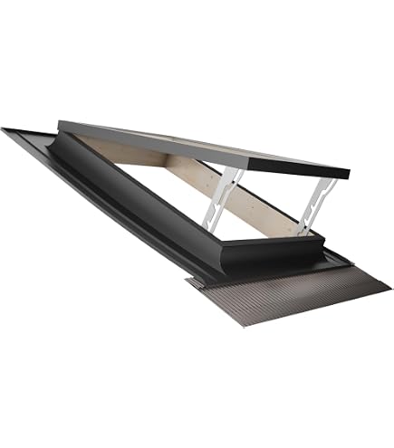 Fenêtre De Toit VELUX Thermo - Plastique, Triple Vitrage, U=1,1, Avec Cadre De Couverture