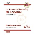11+ CEM 10-Minute Tests: Non-Verbal Reasoning 3D & Spatial - Ages 10-11 Book 1 (with Online Ed): for the 2025 exams (CGP CEM 11+ Ages 10-11)