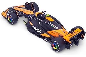 Bburago F1 Formula 1 MCLAREN MCL38 (2024) NORRIS 1:43 Scale - Incredibly Detailed Die-Cast Replica Collectible Race Car Model, Multiple Colours