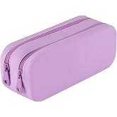 APLI 20620 - Double Silicone Case Mauve Nordik | Double compartment with large capacity and soft and resistant silicone.