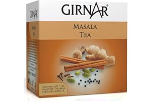 Girnar Masala Chai 100 Tea Bags (Pack of 1) – Indian Strong Spiced Tea - Made with Natural Tea Extract and A Mixture Of Aromatic Indian Spices