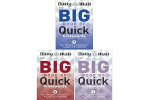 Daily Mail Big Book of Quick Crosswords Volume (7-9) Collection 3 Books Set