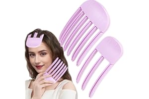 WINOK zestaw do stylizacji włosów, 3 i 6-zębowe grzebienie do loków i stylizacji kucyków, klipsy objętościowe do linii włosów, szpilki do długich i krótkich włosów