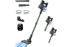 Vactidy V9Pro 30Kpa Aspiradora sin Cable, HyperMotor™ 200W Motor sin escobillas,Aspiradora Escoba sin Cable,Autonomía de 45 Mins,4-en-1 Aspirador Vertical para Mascota, Suelo