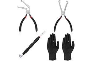 Gosknor 2uds Alicates de Desconexión Eléctrica, Alicates para Conectores Eléctricos & Separador de Conectores Electrical Disconnect Pliers Herramientas Automotrices para Tapones Tipo Pestaña a Presión