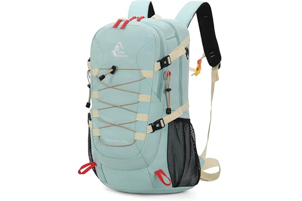 Bseash Sac à dos de randonnée/de voyage léger et imperméable 40L avec housse de protection contre la pluie, pour le sport en extérieur, pour le camping, l'escalade, le ski et le cyclisme