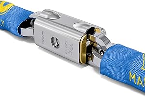 Viro Catena antifurto per moto con lucchetto corazzato, 150 cm