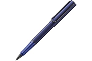‎LAMY Lamy AL-star dark dusk Tintenroller - leichter Stift mit transparenten, ergonomischen Griff & Strichbreite M - Gehäuse aus Aluminium – mit Tintenrollermine M 63 Strichbreite M in schwarz