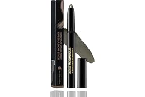 NORAGLAZE Olive Green Waterproof Eyeshadow Stick – Long-Lasting Cream To Powder Formula – Smudge-Proof Blendable Finish Multi-Use As Eyeliner Highlighter Soft Natural Eye Makeup Look