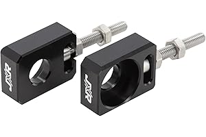 JXRACING JXR Axle Chain Adjuster Tensioner Blocks for Surron Light Bee Talaria Sting + R (Black)