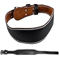 Ceinture De Powerlifting Crystine CR-39 Cuir Noir Réglable - Fitness, Haltérophilie