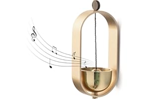 Carillon de porte pour entrée, sonnette décorative, sonnette avec sonnette faite à la main, bois avec sonnette en laiton, sonnette de bienvenue, propriétaire de magasin, sonnette pour décoration,