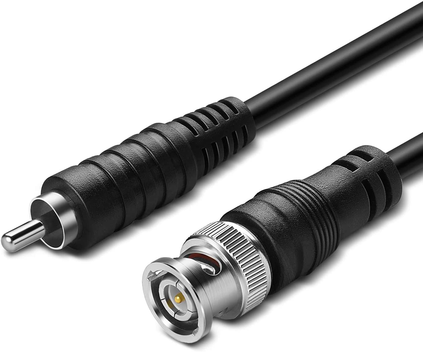 KEBILSHOP Bnc Male To Rca Male Pure Copper Cable For Monitor, Personal Computer, Television (1.4 Meter, 4.5 Feet)