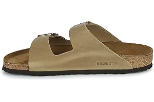 Birkenstock Arizona Greased Leather, Sandali a Punta Aperta Uomo