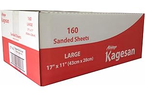 NEELIUP Kagesan Bulk Sanded Sheets Red 17 X 11'' (43 X 28cm) (Pack of 160)