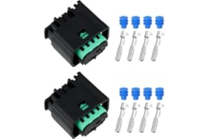 ‎BE IN YOUR MIND Be In Your Mind 2 Sätze 4-poliger Stecker für Heckblinker 8E0971934A Kompatibel mit BMW