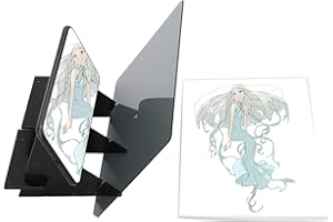 PISSENTE Planche de Traçage de Dessin Optique, Projecteur de Réflexion D'image, Projecteur de Dessin D'aide au Dessin de Traceur Planche de Croquis Optique sans Chevauchement Projecteur de Réflexion D'image Mi