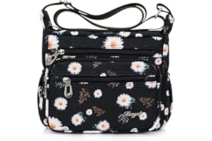 HERCMNOY Umhängetasche für Damen, Umhängetasche, Handtasche, Geldbörse, Freizeit, Reisen, mehrere Taschen, Kuriertasche