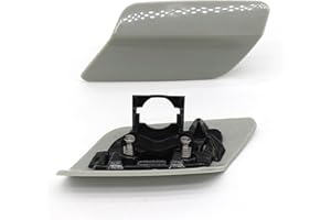 Fuworance Capuchon de buse de lave-phare droit gauche Compatible avec 3 E92 LCI E93 LCI 2010 2011 2012 2013, 61677253393 61677253394