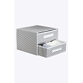 Orret Home Dolap İ&ccedil;i Kumaş Kaplamalı Mini &Ccedil;ekmece Organizer, &Ccedil;ekmeceli Dolap İ&ccedil;i D&uuml;zenleyici, İ&ccedil; &Ccedil;amaşırı &Ccedil;orap Tekstil Organ
