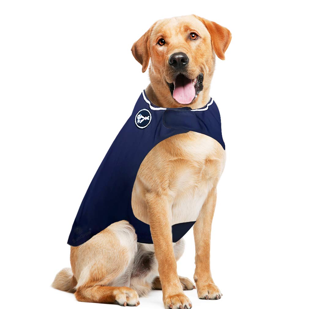 SunGrow Dog Anxiety Vest, 33 Inches Chest Circumference and 25 Inches