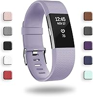 Adepoy Replacement Sport Strap Band Compatible for Fitbit Charge 2, Adjustable Accessory Sport Wristband Small Large...