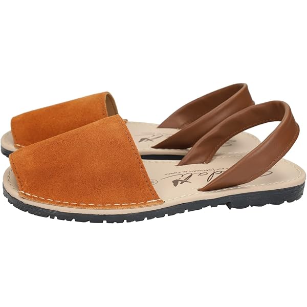 Sandalias Mallorquinas Avarcas Menorquinas Mujer Piel Ante Planas