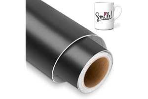 JINYOMFLY Samoprzylepna folia winylowa do plotera, 30,5 x 3 m, trwała folia do plotera, winylowa, do plotera, Silhouette Cameo 4, samoprzylepna folia winylowa do filiżanek, projektów rękodzielniczych