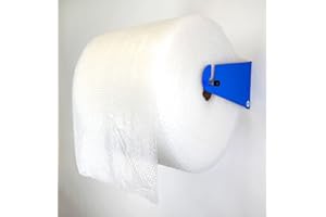 INDOOR OUTDOORS MegaMaxx Bubble Wrap Dispenser & Holder – Suitable for Wall Mount or Ceiling Mount – Brackets & Pole Kit – Heavy-Duty British Steel – Durable Blue Finish – Suitable for 600mm Bubble Wrap