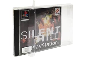 Link-e : 10 X Custodia Protettiva in Plastica per Scatola di Gioco Compatibile con la Console SONY Playstation 1 - PS1